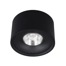 Φωτιστικό Οροφής Led Rodo 7W Μαύρο(Sandy) 3000K 24° CRI90 230V d9h5cm, Αλουμινίου