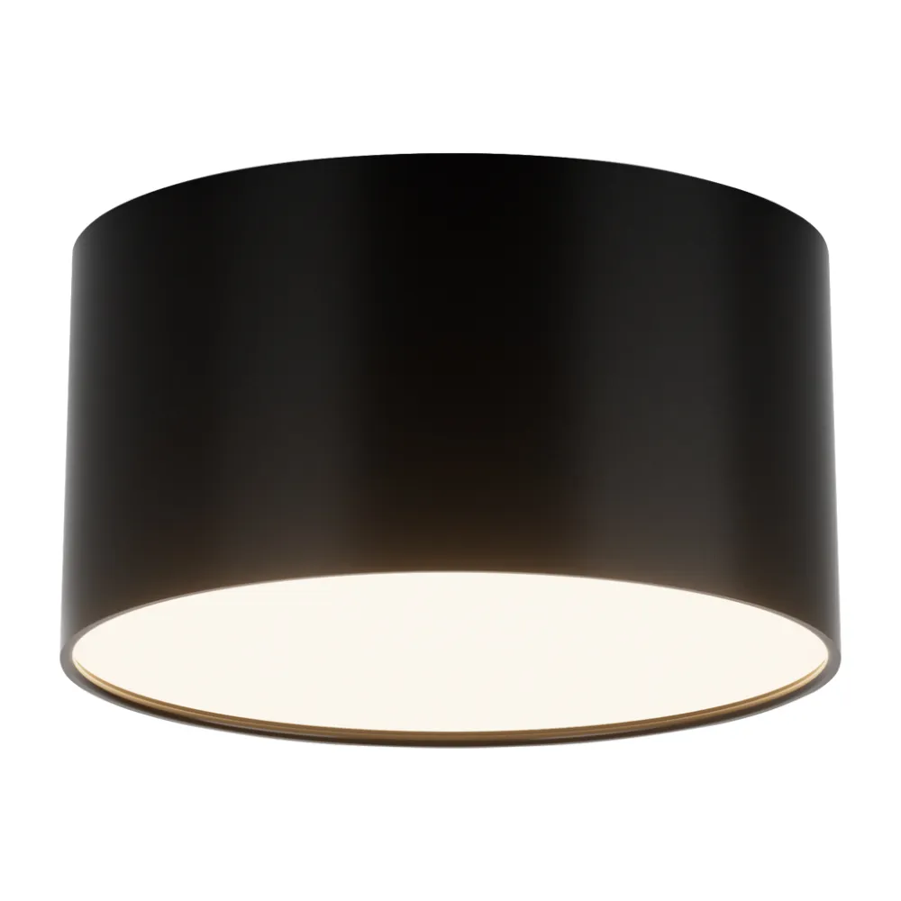 Φωτιστικό Οροφής Led Rest 10W Μαύρο(Sandy),3CCT 3000K-4000K-6000K 120° 230V d11h6.5cm, Αλουμινίου