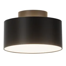 Φωτιστικό Οροφής Led Rest 20W 3000K Μαύρο(Sandy),3 Ανάμματα,20W-15W-5W, 230V d14h8.8cm, Αλουμινίου