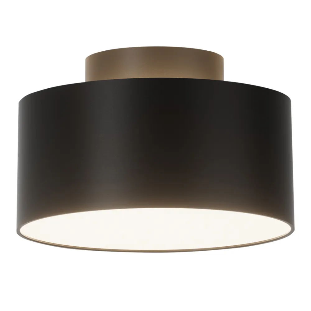 Φωτιστικό Οροφής Led Rest 20W 3000K Μαύρο(Sandy),3 Ανάμματα,20W-15W-5W, 230V d14h8.8cm, Αλουμινίου