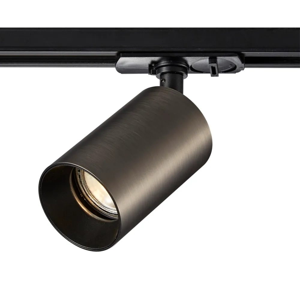 Φωτιστικό Mesh Gun Metal (Electroplated) Gu10 max7.5W d6h9.8cm Μονοφασικός Προσαρμογέας Μαύρος