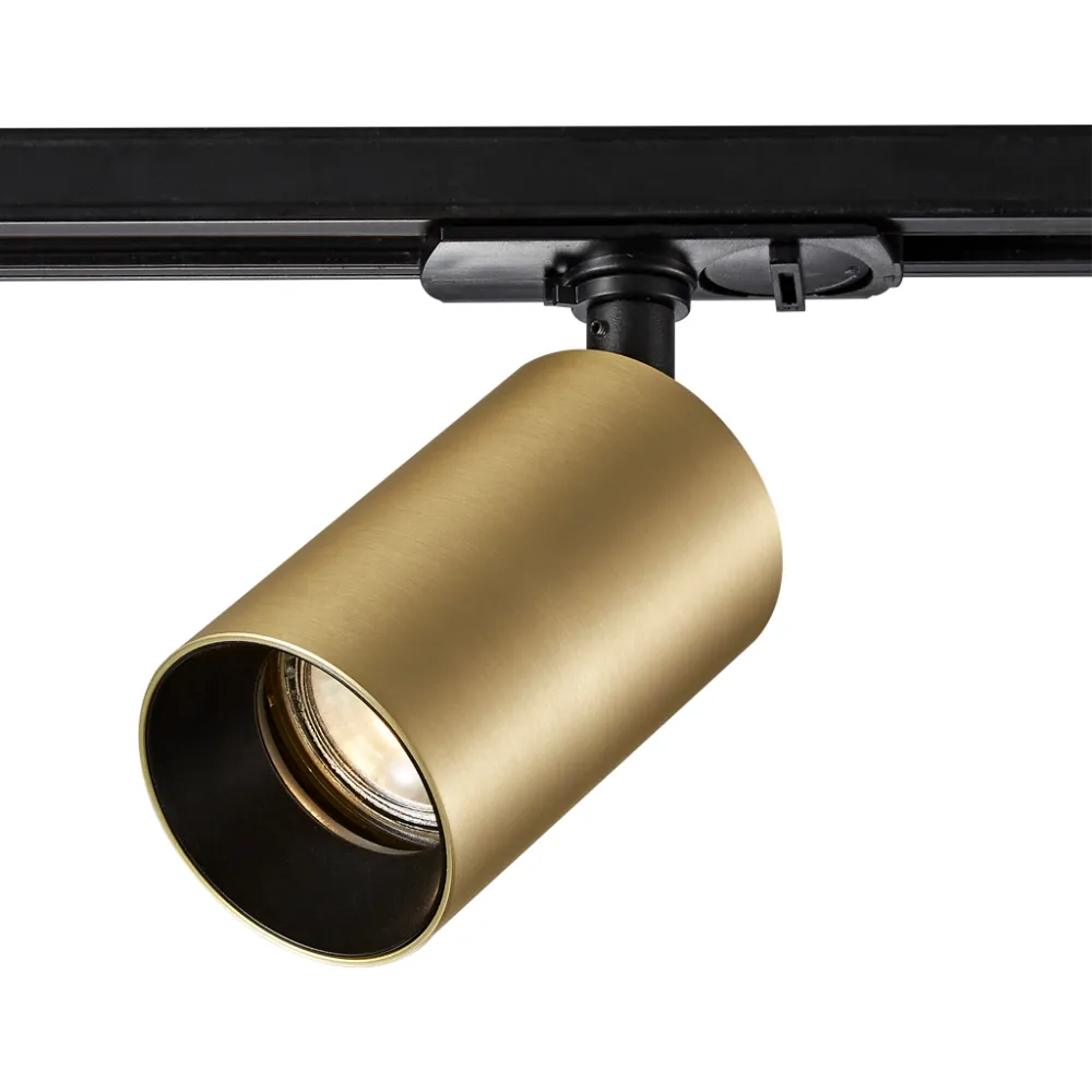 Φωτιστικό Mesh Brushed Brass (Electroplated) Gu10 max7.5W d6h9.8cm Μονοφασικός Προσαρμογέας Μαύρος