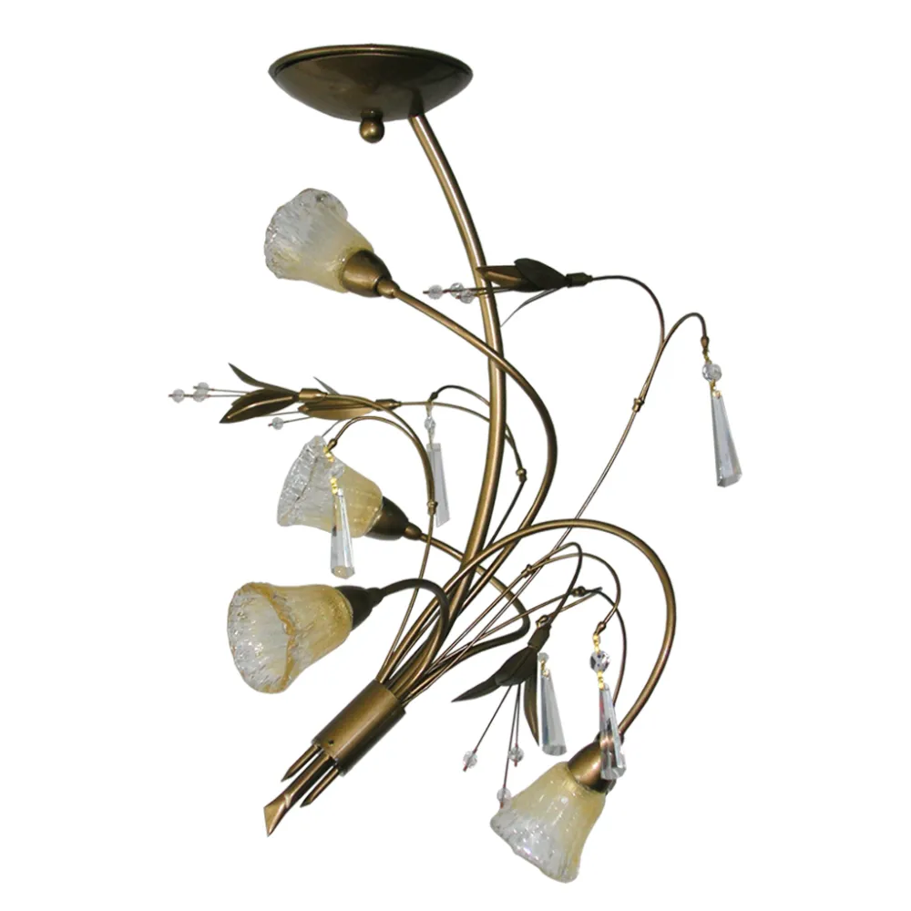 FRASCA Κρεμαστό Φωτιστικό 4xG9 (d.39-h.56cm, G9 40W) Μπρονζέ