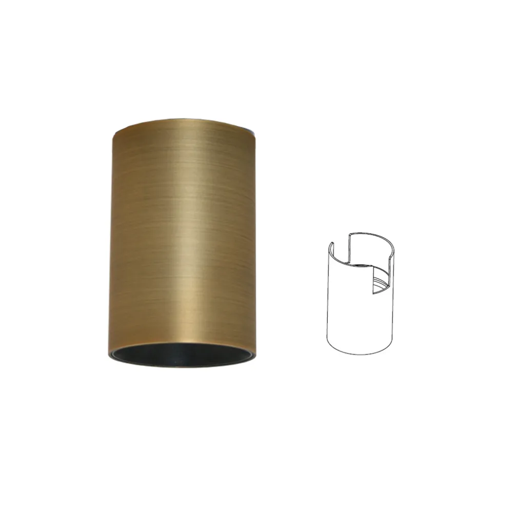 Κάλυμμα Brushed Brass(Electroplated) Κεντρικό Για Κρεμαστό Φωτιστικό Mesh