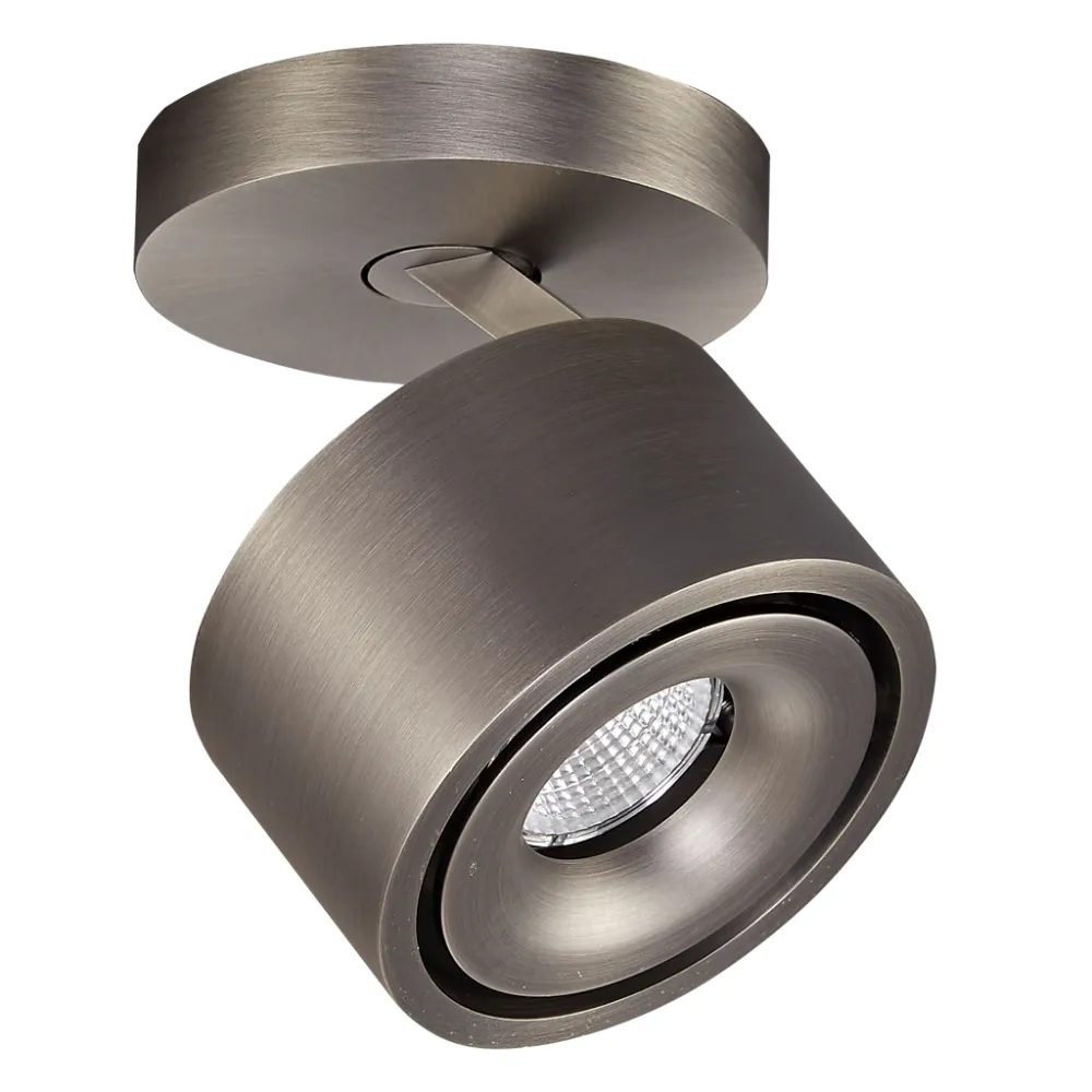 Κινητό Φωτιστικό Led Ekran Gun Metal (Electroplated) 11W 3000K 34° Phase-Dim CRI90 230V w8.4h8.2cm