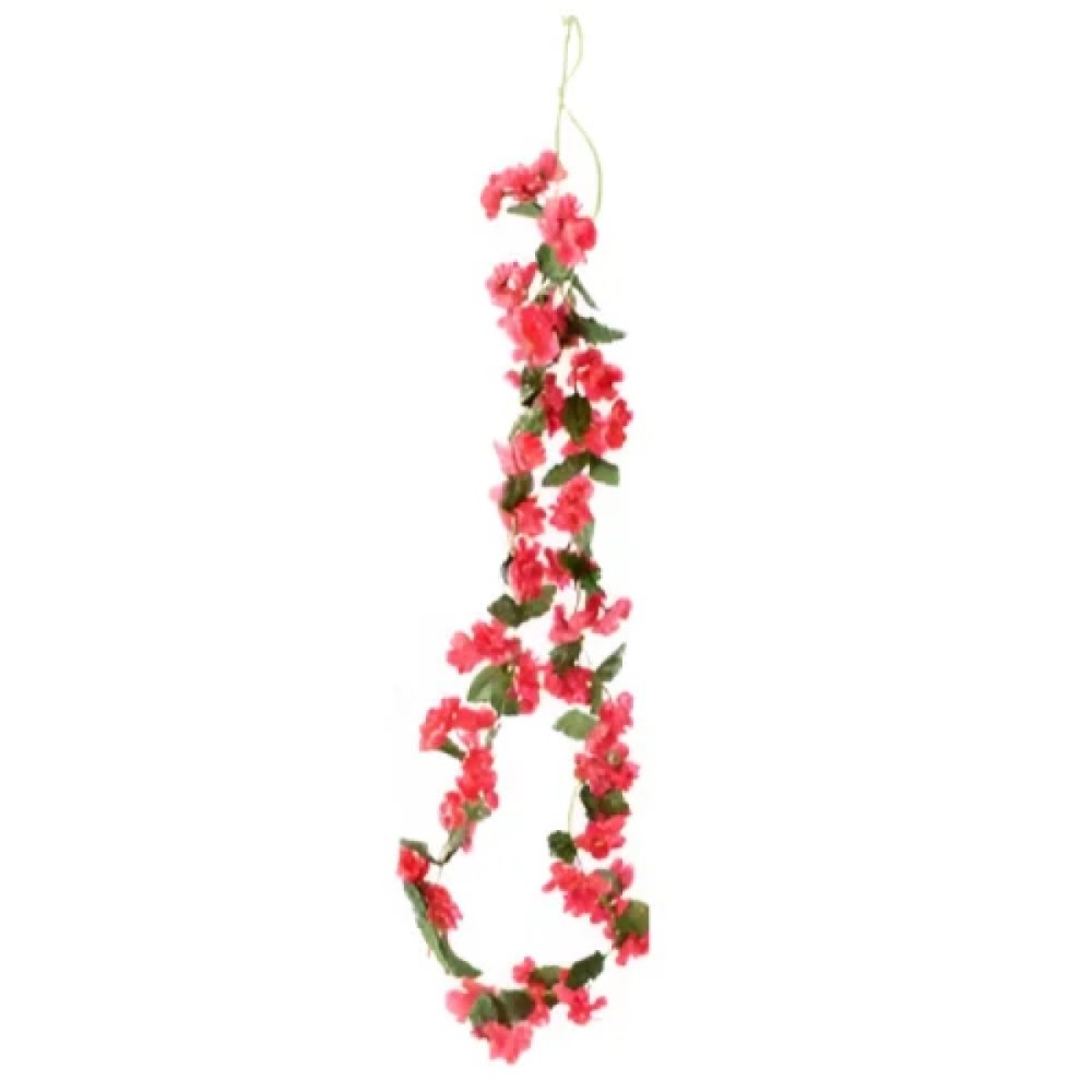 Διακοσμητική Kρεμαστή Τεχνητή Γιρλάντα Λουλουδιών