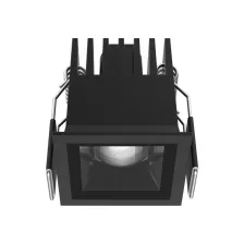 Χωνευτό Φωτιστικό Toris Led Μαύρο 7W IP65 3000K 40° CRI90 500mA 12Vdc w4.6d4.5cm Χωρίς Τροφοδοτικό