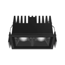 Χωνευτό Φωτιστικό Toris Led Μαύρο 14W IP65 3000K 40° CRI90 500mA 24Vdc l7.6w4.6d4.5cm Χωρίς Τροφοδ.