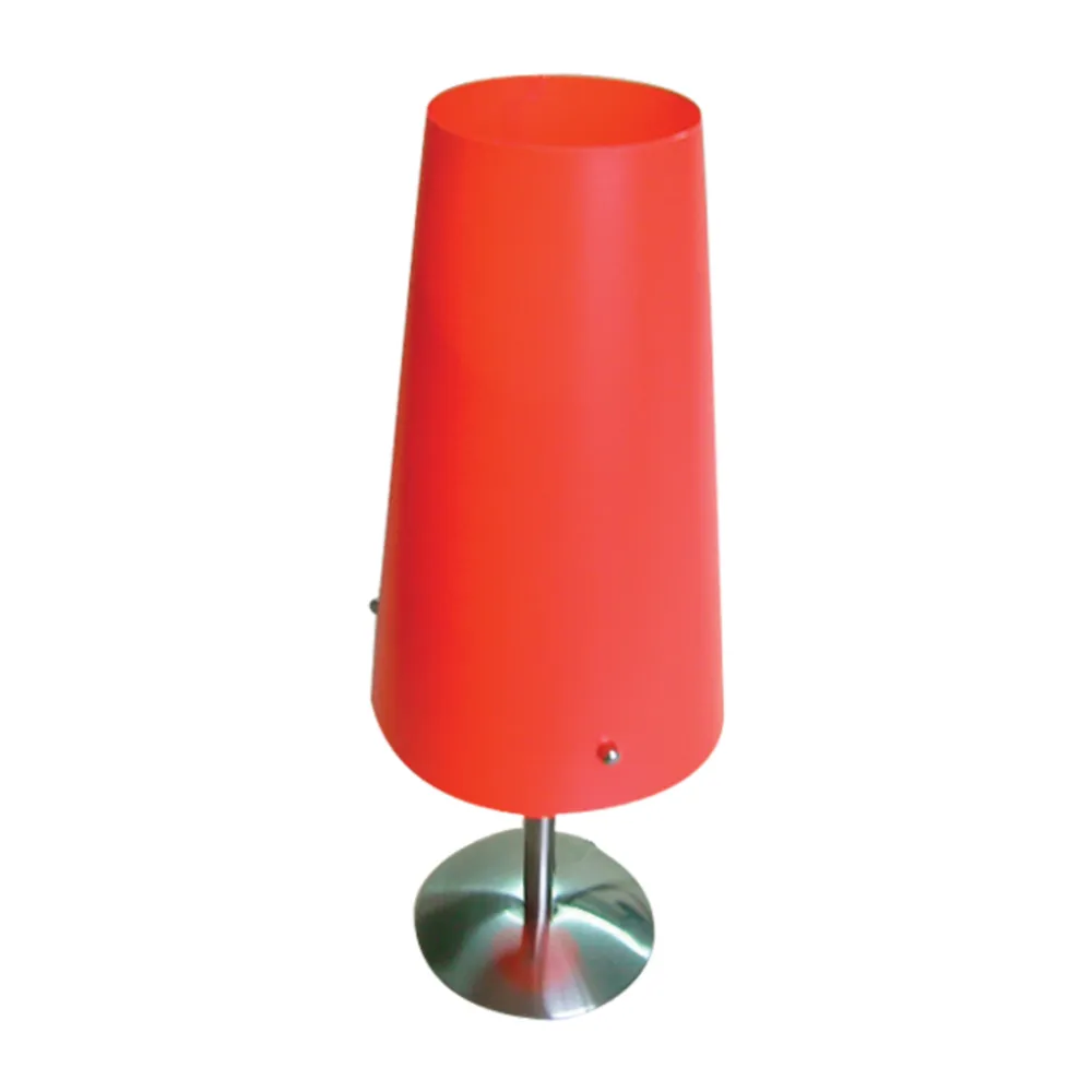 Πορτατίφ NADIN 1xE27 (d.17-h.42cm) Κόκκινο