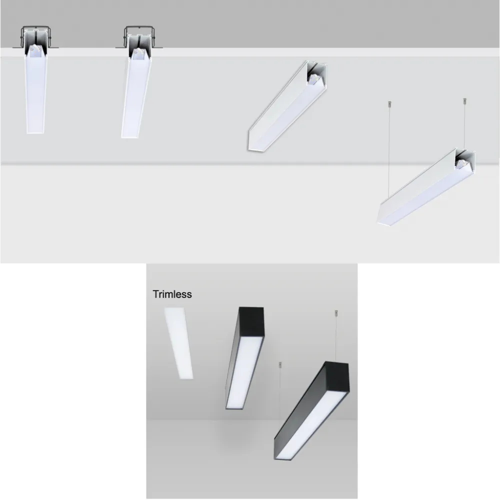 Φωτιστικό Paz Led 112.8cm 46W 4000Κ Μαύρο 4950lm 100° 5 Έτη Εγγύηση @@