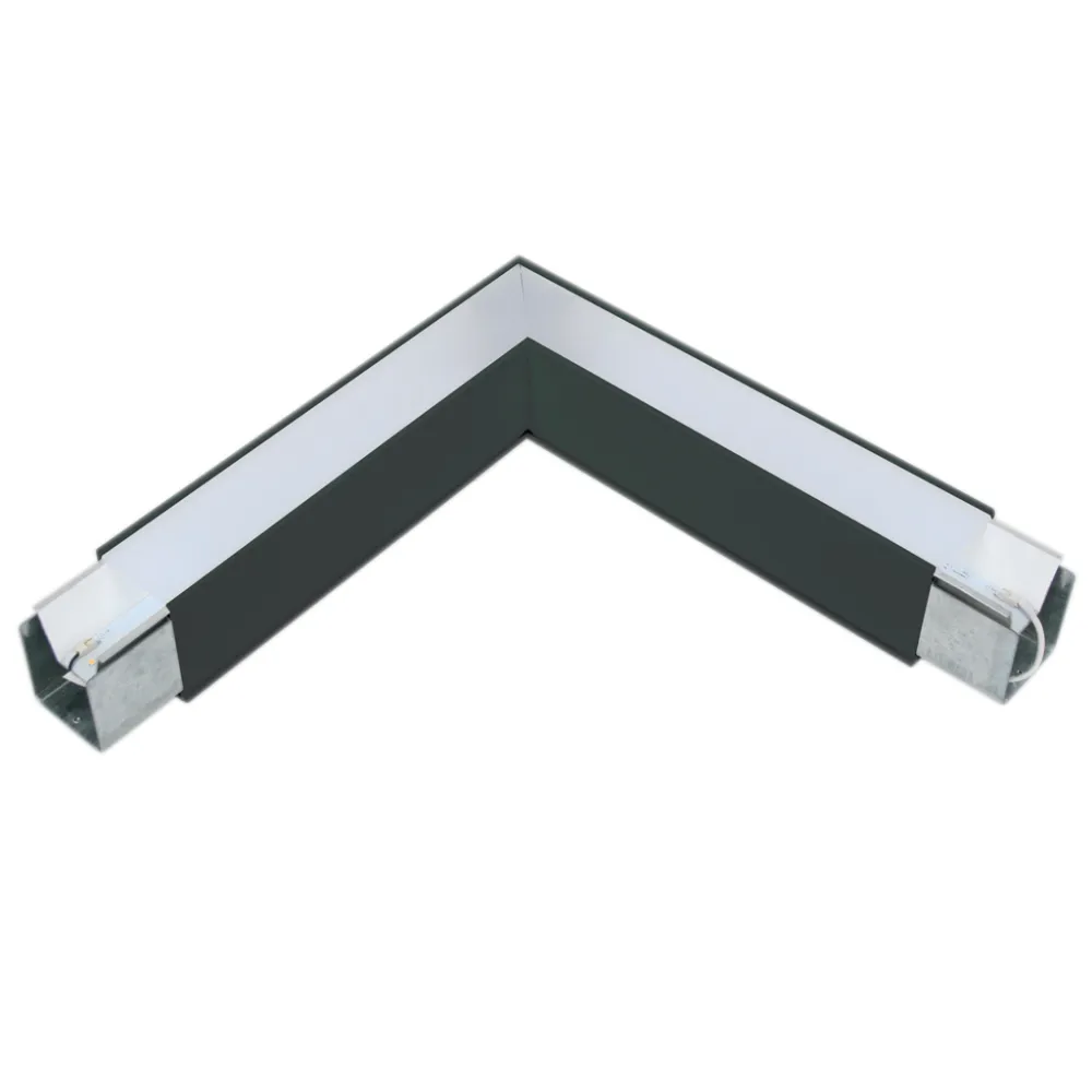 Φωτιστικό Paz Led Γωνία 30.95x30.95cm 23W 3000Κ Μαύρο 2500lm 100° 5 Έτη Εγγύηση