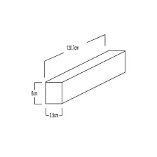 Φωτιστικο Mini Paz Led 120.7x3.5x6cm 46W 4000Κ  Μαύρο 4950lm 50⁰ 5έτη Εγγύηση Phillips Chip&Tridonic