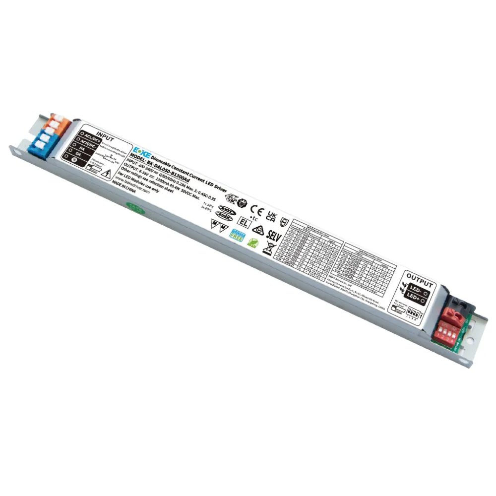 Dali 2-Push Dimmable Τροφοδοτικό Boke Επιλογή 550-1300mA 33-40V 5έτη εγγύη, Μεταλλικό L28.5W3H2.1cm