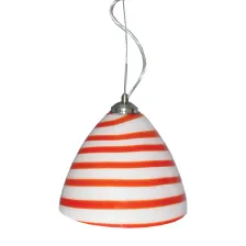 FLO Μονόφωτο (λευκό με κόκκινο) Φ30-h.38cm