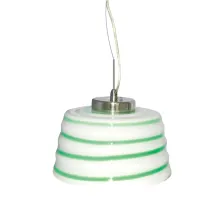 Coco Green μονόφωτο Φ24(λευκό με πράσινο)