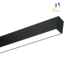 Εξωτερικό Φωτιστικό Leon Μαύρο Led 120*5*7.5cm 30W 3CCT Change 3000/4000/6500Κ,110°, 5έτη εγγύ,800mA