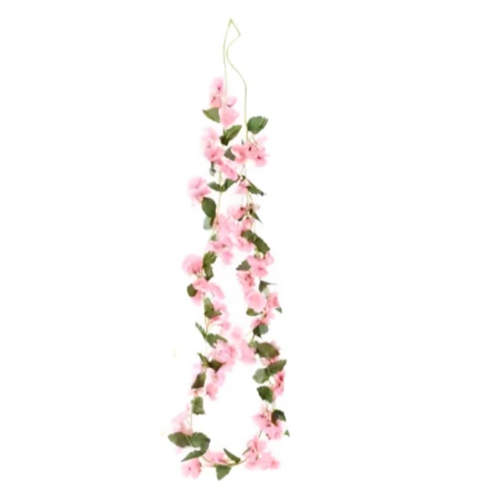 Διακοσμητική Kρεμαστή Τεχνητή Γιρλάντα Λουλουδιών