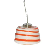 Coco Red μονόφωτο Φ24(λευκό με κόκκινο)