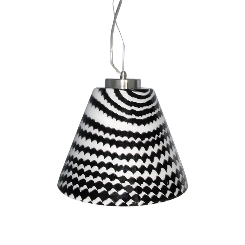 JX02-004 Zebra Μονόφωτο Φ34cm (Μαύρο με Λευκό)