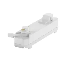 Προσαρμογέας Μονοφασικής Ράγας Φωτιστικού Rino 120cm 36W Λευκός Με Διακόπτη Αλλαγής CCT 185-265VAC