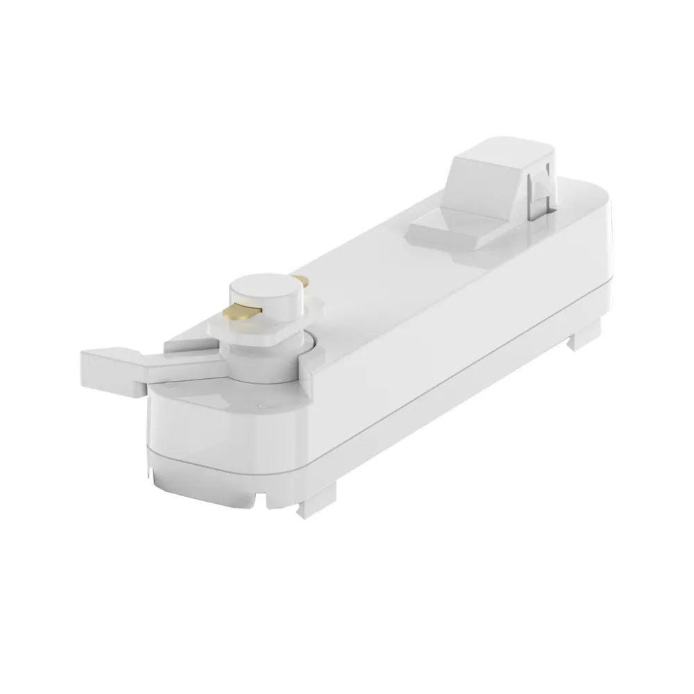 Προσαρμογέας Μονοφασικής Ράγας Φωτιστικού Rino 120cm 36W Λευκός Με Διακόπτη Αλλαγής CCT 185-265VAC