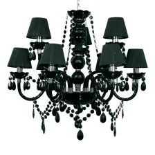 Πολυέλαιος BLACK 9xE14 Ακρυλικό (d.72-h.67cm)