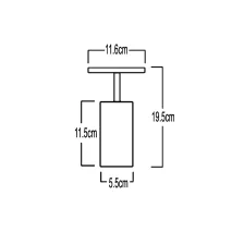 Spot Flexo 12 12W 3000K 10-55° Zoomable CRI90 Μαύρο 48V d55*h115mm (2 Groups) 5 Έτη Εγγύηση