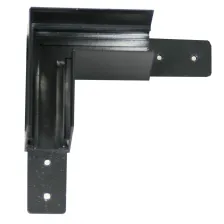 Μηχανικός Σύνδεσμος Γωνία Μαύρος Για Ράγα Οροφής New 71x71mm