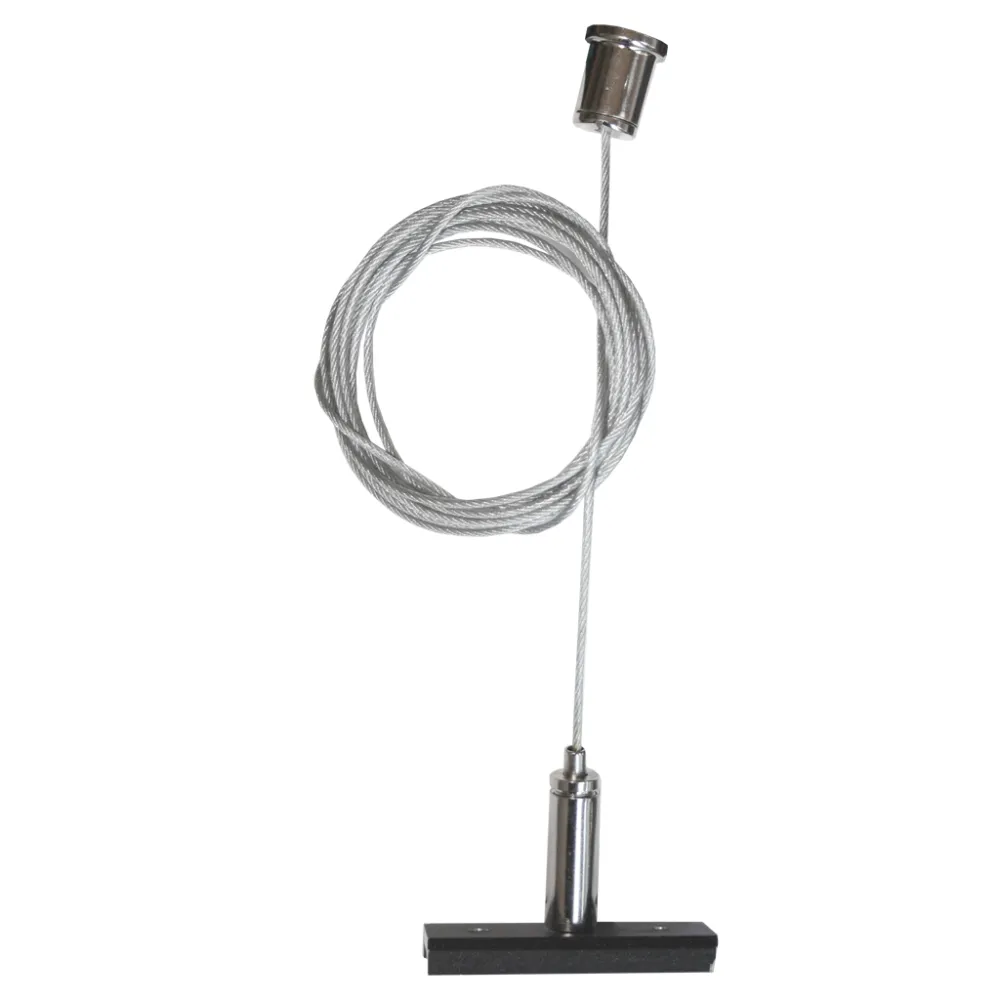 Συρματόσχοινο Ρυθμιζόμενου Ύψους 2m με εξάρτημα στήριξης μαγνητικής ράγας@@