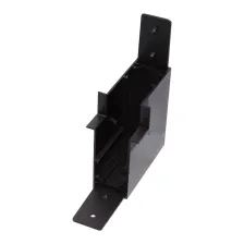 Μηχανικός Σύνδεσμος Γωνία Τοίχος-Οροφή για ράγα Χωνευτή(New Trim) Μαύρος