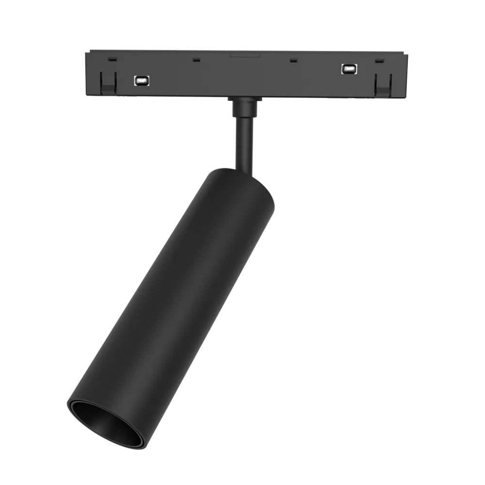 Κινητό Φωτιστικό Flexa 6 Μαύρο 7W Dali2  3000K 24° CRI90 h11*d3.1 cm Bridgelux Chip,48V,3 έτη