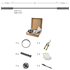 Γραμμικό Φωτιστικό Direto 5m 96W 3000K Osram Smd 5έτη Εγγύηση