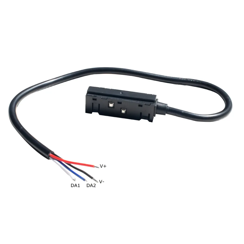 Dali Τροφοδοτικό Μαγνητικής Ράγας Μαύρο με Καλώδιο 45cm 4Χ0.75mm2