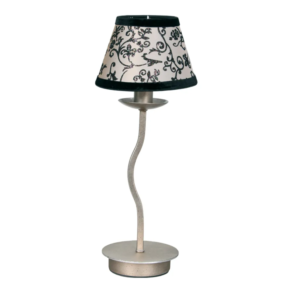 Επιτραπέζιο Φωτιστικό RETRO 1xE14 με Καπέλο Εμπριμέ (d.14-h.42cm)