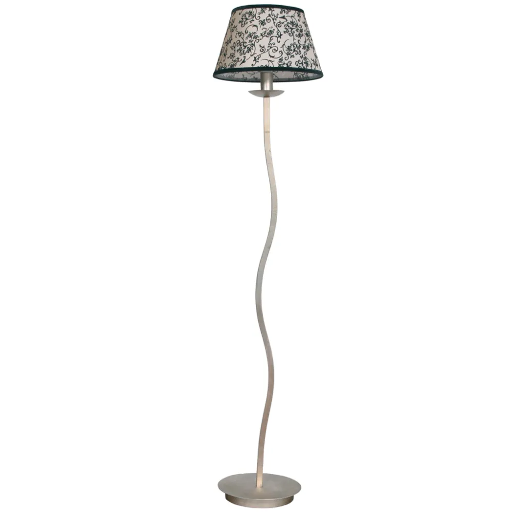 Φωτιστικό Δαπέδου RETRO 1xE27 με Καπέλο Εμπριμέ (d40-h.164cm)