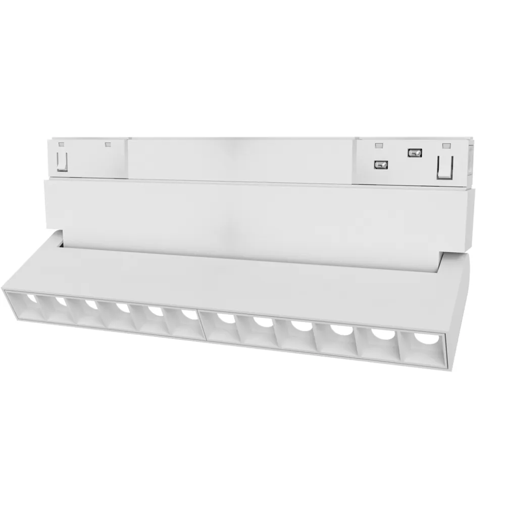 Kινητό Γραμμικό Φωτιστικό Flexa4 Λευκό 12W 3CCT 3000K-4000Κ-5000Κ 24° CRI90  l22d2.2h10.6cm48V