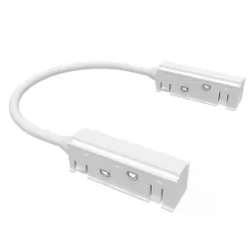 Εύκαμπτος Ηλεκτρικός Σύνδεσμος Μαγνητικής Ράγας Λευκός 4x0.75mm2 l26cm(2 Groups)