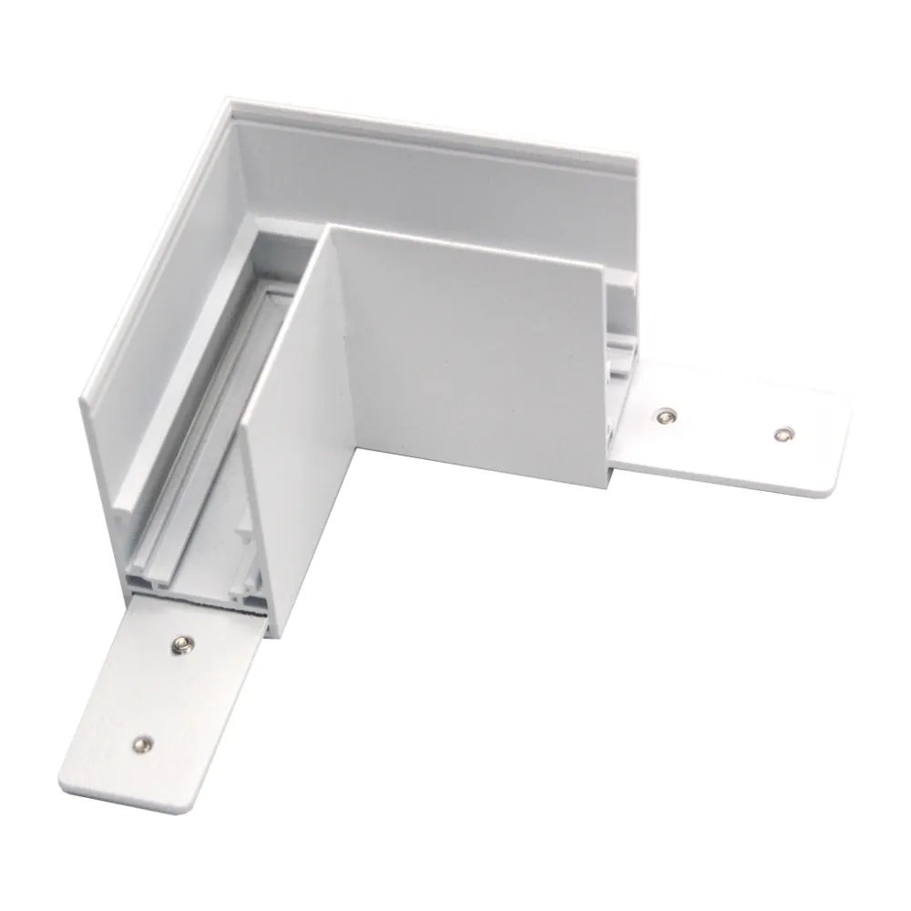 Μηχανικός Σύνδεσμος Γωνία Λευκός Για Ράγα Οροφής New 71x71mm