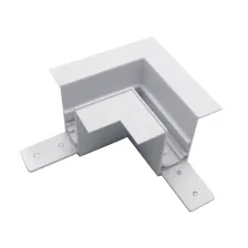 Μηχανικός Σύνδεσμος Γωνία Λευκός Για Ράγα Trimless 91x91mm