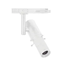 Φωτιστικό Ράγας Gobo 10W Με Πτερύγια,3000Κ,15-36°,Λευκό,Dim0/1-10V,CRI90 3Phase,5Έτη,h15d3.6cm 230V