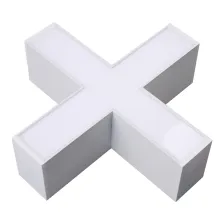 Εξωτερικό Φωτιστικό Leon Λευκό Led Σταυρός 26*26*7.5cm 15W 3CCT Change 3000/4000/6500Κ,110°,5έτη