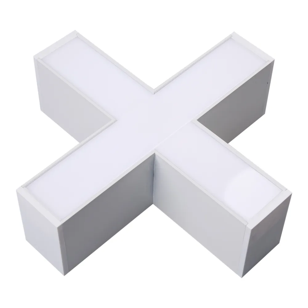 Εξωτερικό Φωτιστικό Leon Λευκό Led Σταυρός 26*26*7.5cm 15W 3CCT Change 3000/4000/6500Κ,110°,5έτη