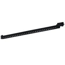 Κινητό Φωτιστικό Ράγας Wipo 30W 3000K 36°, Μαύρο,CRI90,3Φασικό,3Έτη Εγγύηση,l93.5d3.3cm 230V