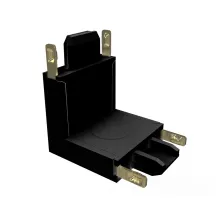 Σύνδεσμος Γωνία (Οροφή-Τοίχος) Slim  Ράγας Οροφής Varrio Μαύρος 40VDC 23x17x4.5mm