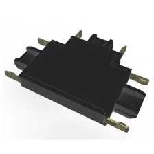 Σύνδεσμος T Slim Ράγας Οροφής Varrio Μαύρος 40VDC 28x38.5x4.5mm