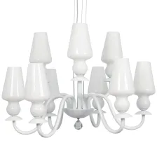 Κρεμαστό Φωτιστικό CLASS 9xG9 Λευκό (d.70-h.47cm)