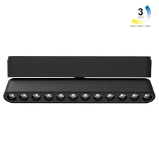 Κινητό Γραμμικό Φωτιστικό Varrio 8 Μαύρο12W CCT3 3000-4000-5000K Wifi36°CRI90 l22.23d2.5h6.45cm,40V