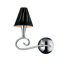 Επίτοιχο Φωτιστικό LUNA BLACK 1xG9 (Αριστερή κατεύθυνση) (l.26-h.26cm)