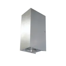 Επίτοιχο φωτιστικό Ασημί ΒΟΚ-33 GU10 max2x35W IP40