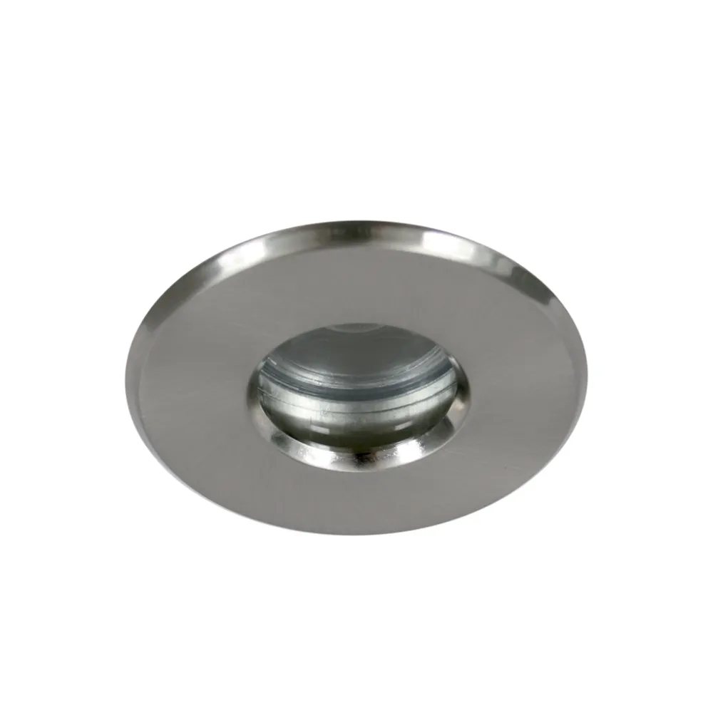 Χωνευτό Φωτιστικό Dol-R Στρογγυλό Nickel Mat GU10 IP65 d8.4cm